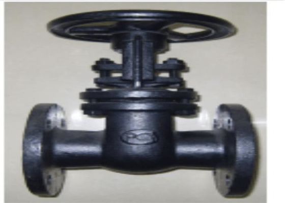 Handwheel PN10/16 GOST Steel Gate Valve Grey Cast Iron HT200 Rising Stem