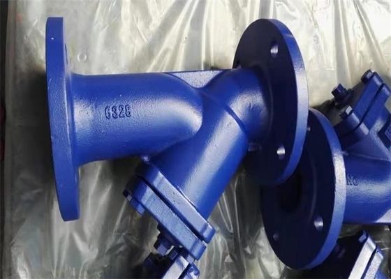 SS304 Filter Ductile Iron Y Strainer For Steam Line 1.0/1.6 Mpa Graphite
