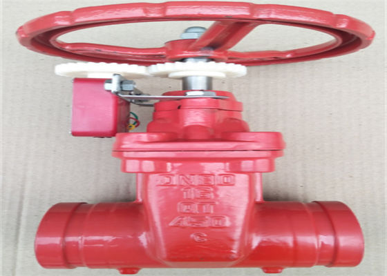Handwheel Gate Fire Protection Valves 1.6 Mpa Card Slot Non Rising
