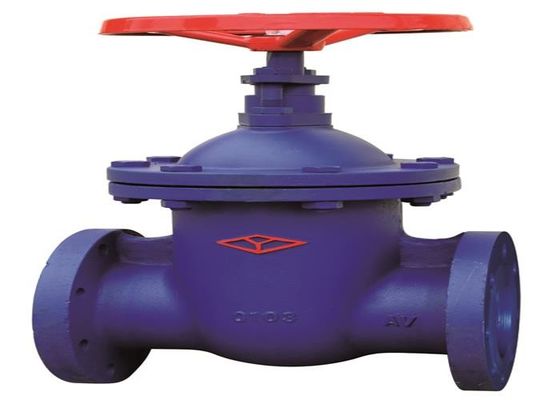 Cast Iron Dn50 Flanged Gate Valve Non Rising Stem Metal Seated
