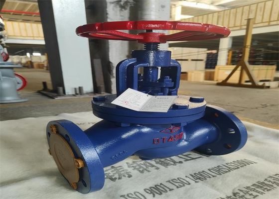 15mm Gb Standard Flanged Globe Valve Cast Iron 1.6 Mpa Pressure Water Medium