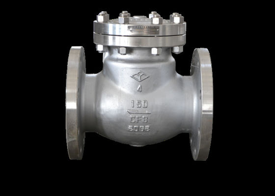 150lb Pressure Swing Check Valve Flanged Stainless Steel Material