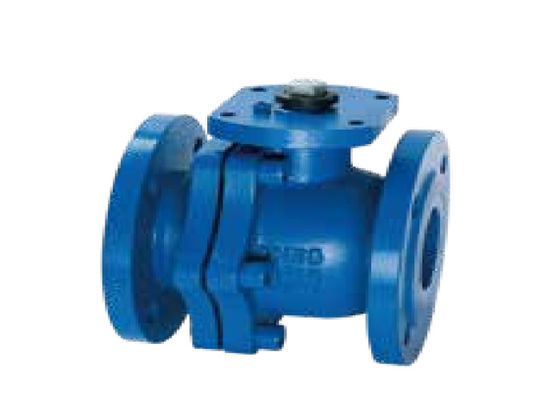 10 Bar Din Standard Floating Ball Valve Cast Iron High Platform Flange