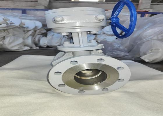 2 Inch Turbine Drive Mode Floating Ball Valve Carbon Steel Material
