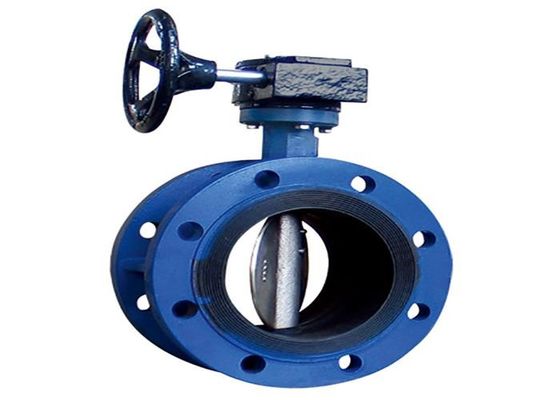 1.0mpa Butterfly Flange Valve Cast Iron Material Dn200 Nbr Seat