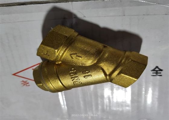 Y-Filter Strainer Thread Connect Brass Water Valve 1.6 Mpa Pressure