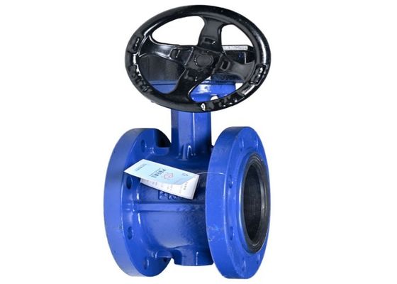 Manual Cast Iron NBR Butterfly Flange Valve For Water Supply And Drainage