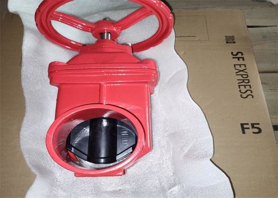 Fire Protection Water Medium Non Rising Stem Gate Valve Clamp Connection