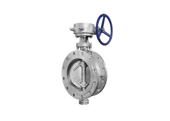 10K/20K Carbon Steel Butterfly Valve , Water Three Eccentric Butterfly Valve