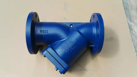 SS304 Filter Ductile Iron Y Strainer For Steam Line 1.0/1.6 Mpa Graphite