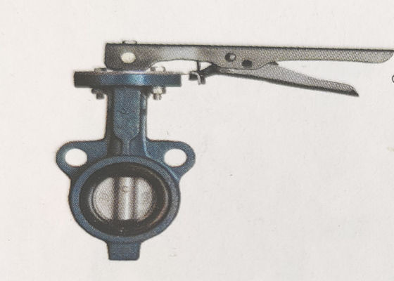 Handle Power Iron Wafer Butterfly Valve Korean Standard 10K Pressure