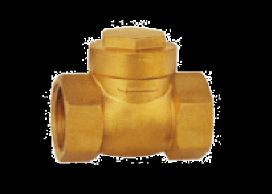 Threaded Type Check Brass Water Valve Anti Oxidation DN15 To DN50